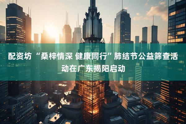 配资坊 “桑梓情深 健康同行”肺结节公益筛查活动在广东揭阳启动